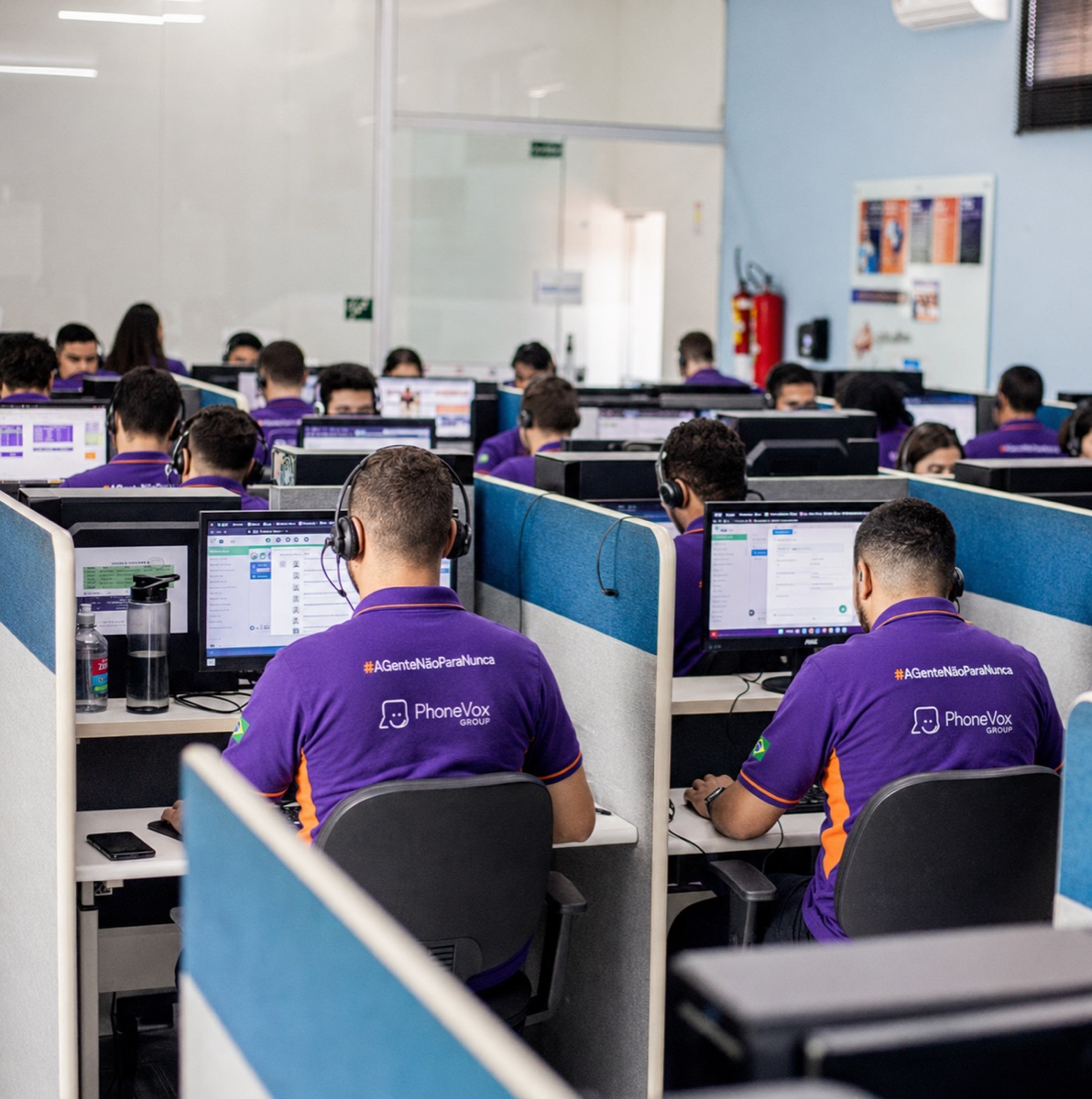Operação de atendimento PhoneVox